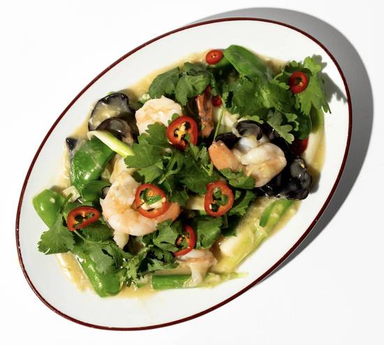 Stir Fried Garlic Prawns