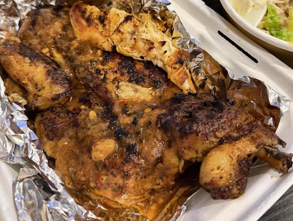 Half Charcoal Chicken Meal