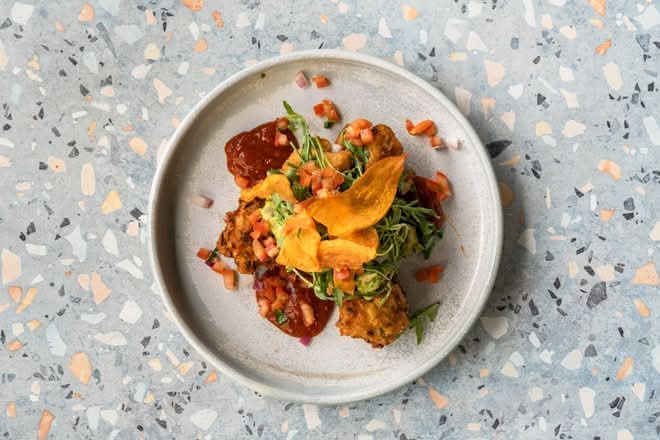 Corn and Zucchini Fritters
