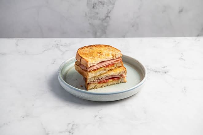 Ham, Cheese and Tomato on Sourdough