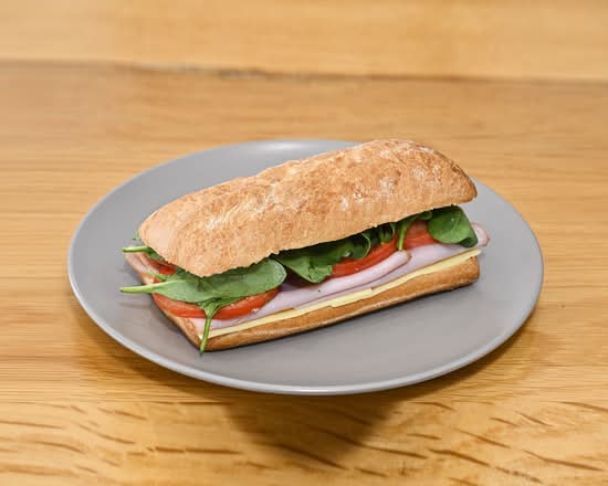 Ham and Cheese Ciabatta Toastie
