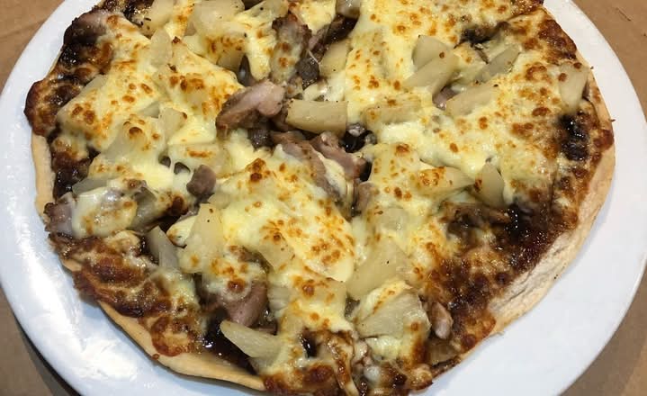 BBQ Chicken & Pineapple Pizza