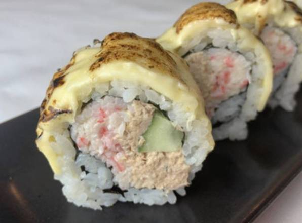 Cheesy Tuna and Imitation Crab Roll