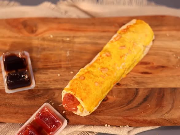 American Cheese Hotdog Roll