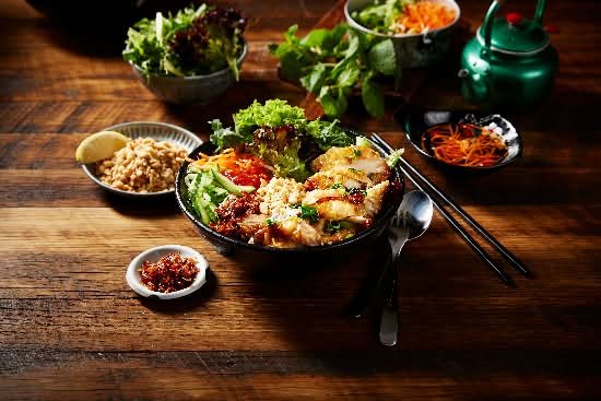 Marinated Chicken Vermicelli