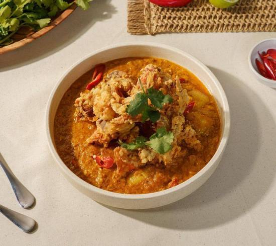 Soft Shell Crab in Yellow Curry