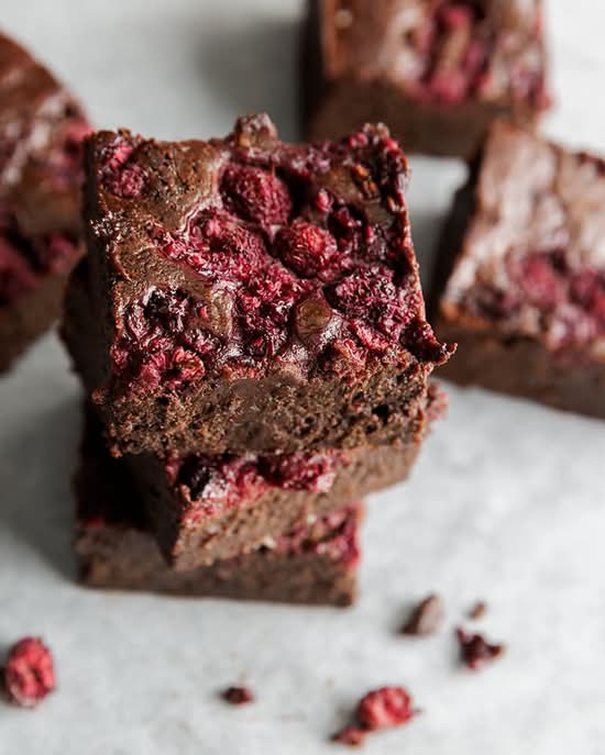 Chocolate Raspberry Brownie (GF)(DF)