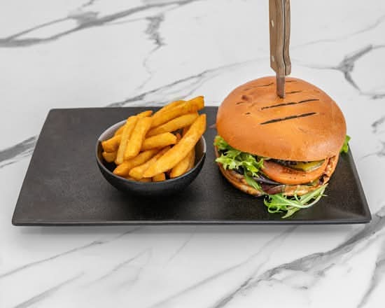 Char Grilled Beef Burger