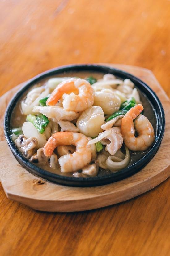 Sizzling Seafood