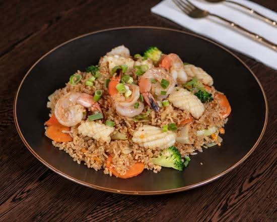 Fried Rice, Egg, Garlic and Onion