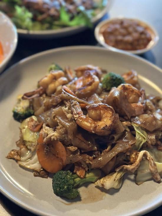 Pad See Ew, Egg and Sweet Soy Sauce