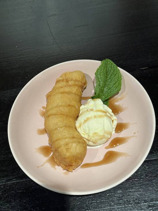 Banana Fritter A La Mode