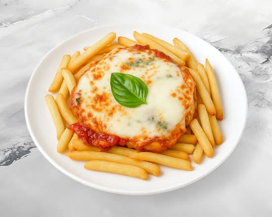 Schnitzel Parmi Chips