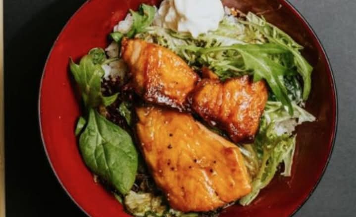 Salmon Teriyaki Donburi (A)