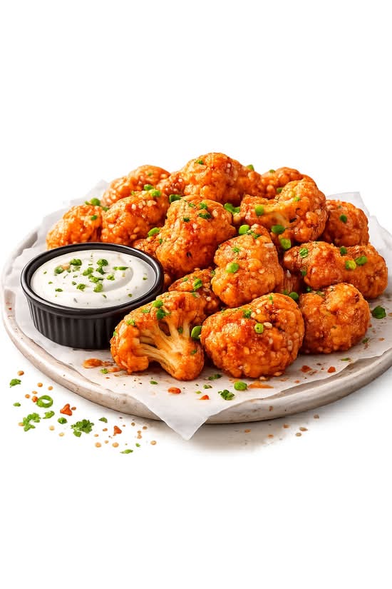 BUFFALO CAULIFLOWER BITES (V)