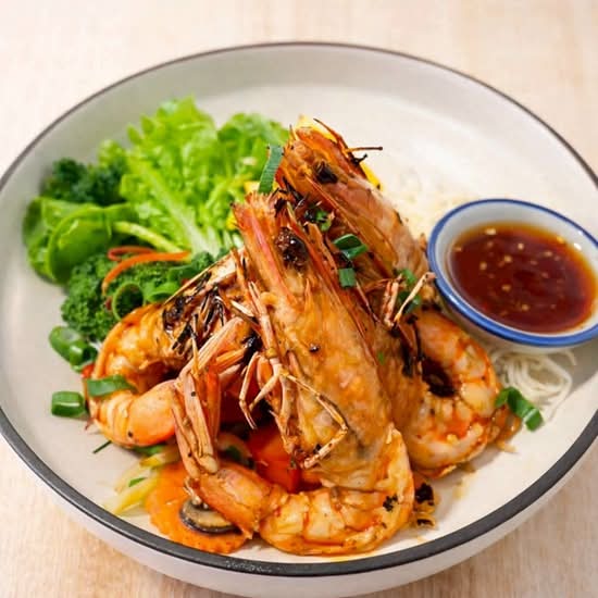 Barbecue King Prawns