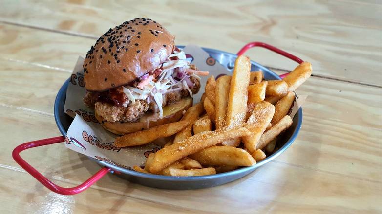 Bobjo Fried Chicken Burger