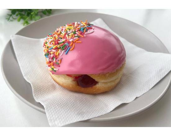 Strawberry Jam Ball Donut