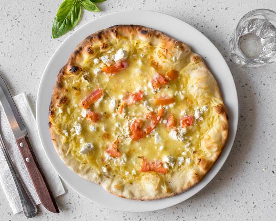 Feta Cheese and Tomato Manoosh