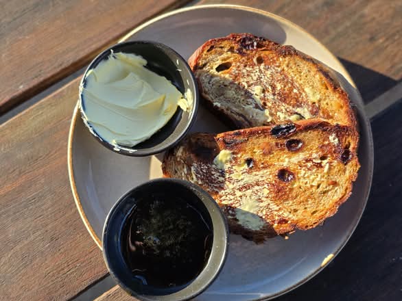 Five Fruit and Walnut Sourdough Toast