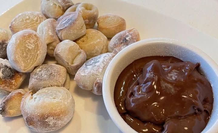Dough Nuts And Nutella Dipping Sauce