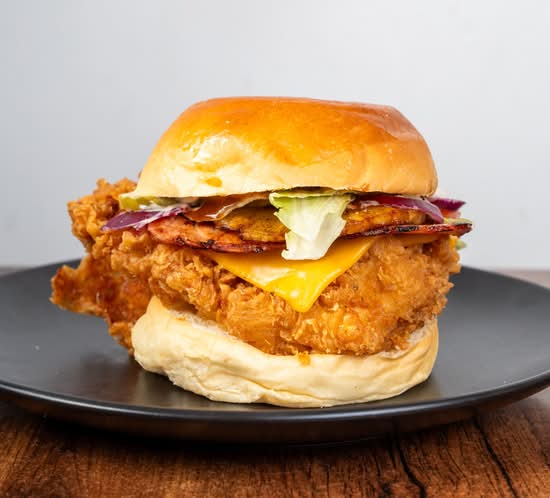 Kahuna Fried Chicken Burger