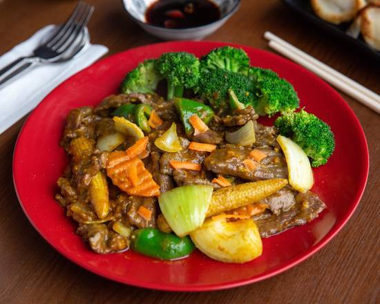 Satay Beef Fried Noodles