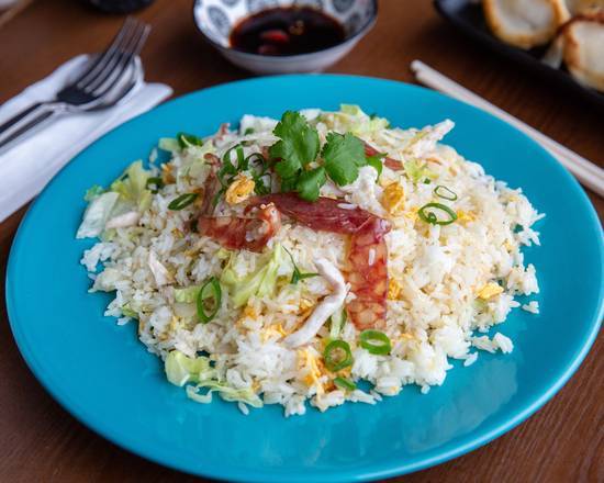 Chicken with Chinese Sausage Fried Rice