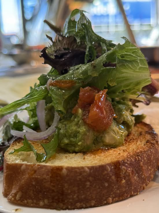 Smashed Avocado on Sourdough