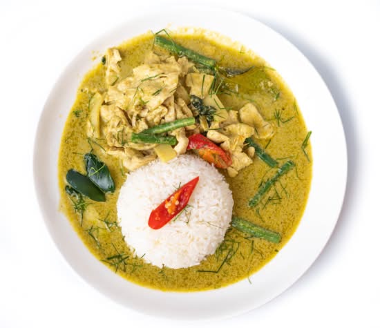 Green Curry and Rice