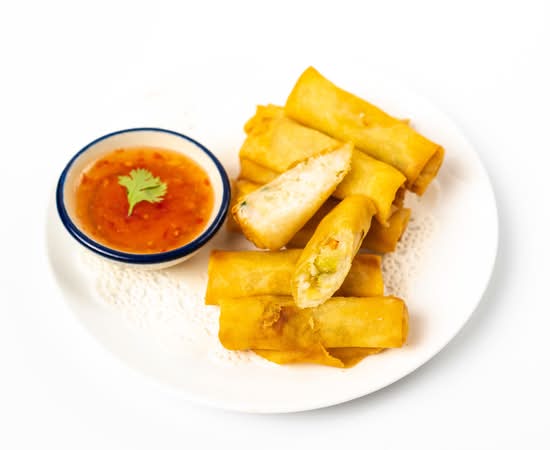 Mini Vegetarian Spring Rolls (V)