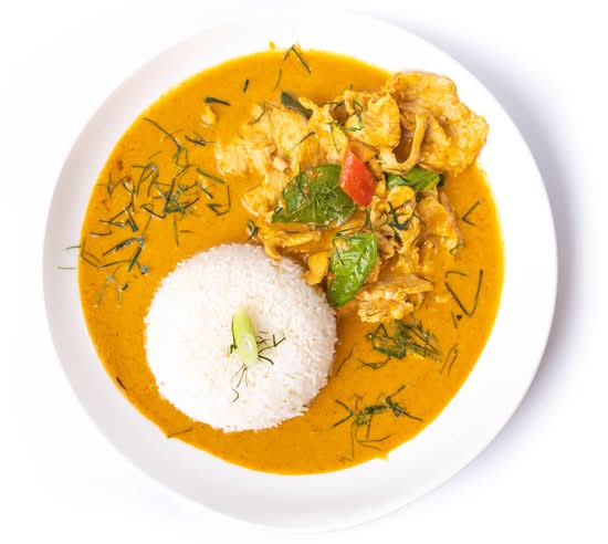 Panang Curry and Rice