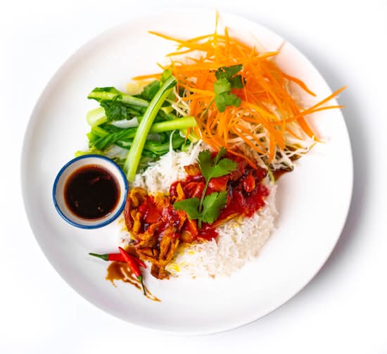 BBQ Red Pork and Rice