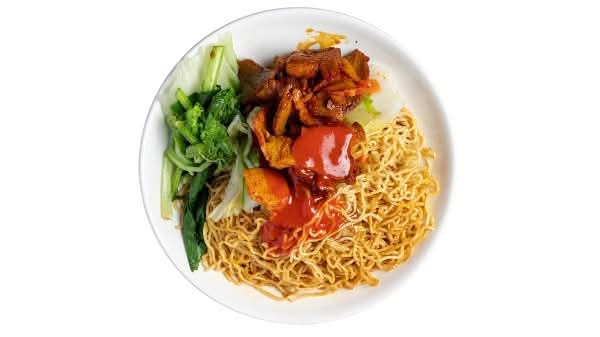 BBQ Red Pork Dried Noodles
