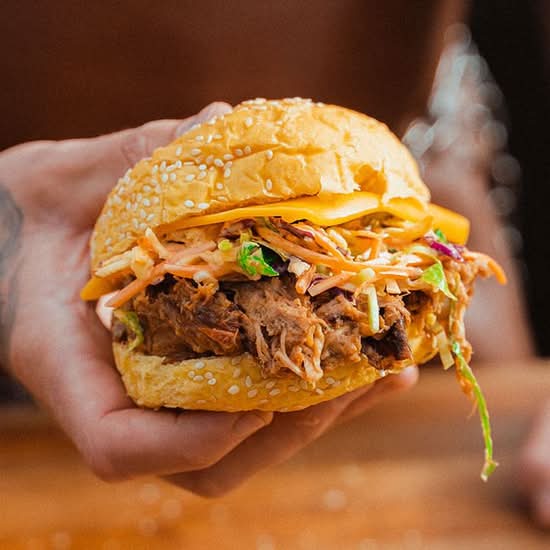 Buffalo Fried Chicken Burger