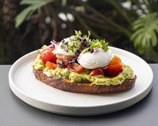 Crushed Avocado on Toast (V)
