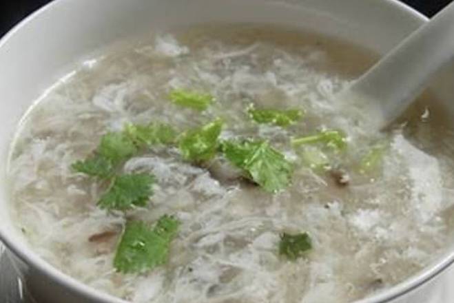 Minced Beef in Egg White Soup