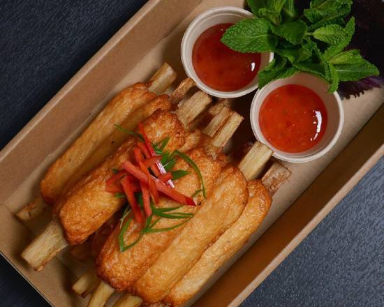 Sugarcane Prawn, Chạo Tôm Ăn  Chơi