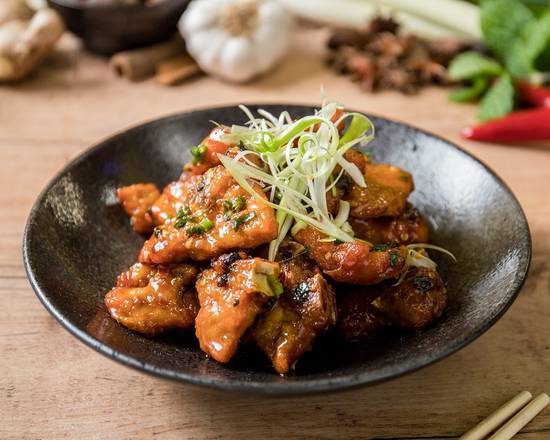 Pork Chop Sweet Butter Sauce, Sườn Ram Bơ