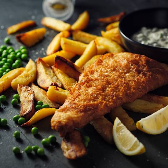 Battered Fish and Chips