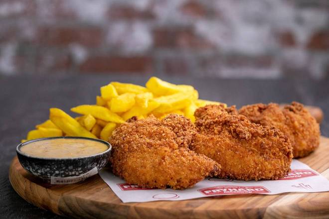 Buttermilk Chicken Tenders and Chips