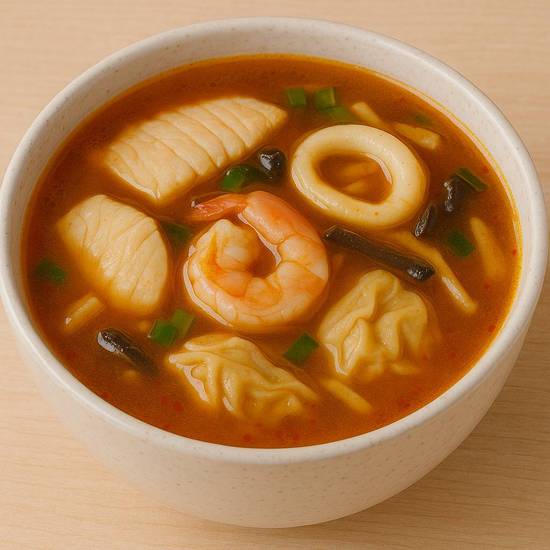 Hot and Sour Seafood Soup