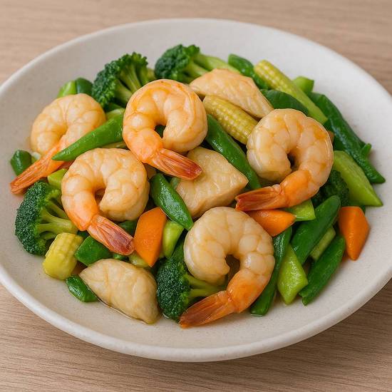 Seafood Combination with Vegetables