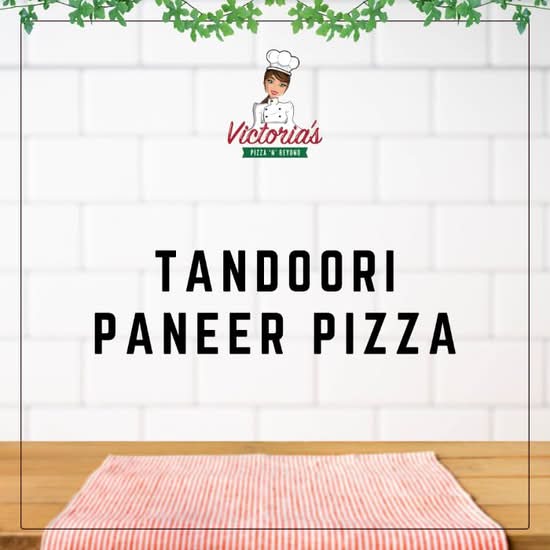 Tandoori Paneer Pizza