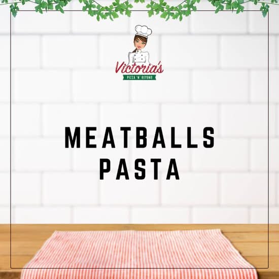 Meatballs Pasta