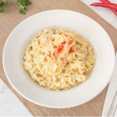 Garlic Prawns Risotto