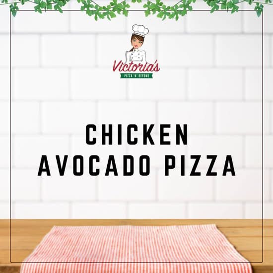 Chicken Avocado Pizza