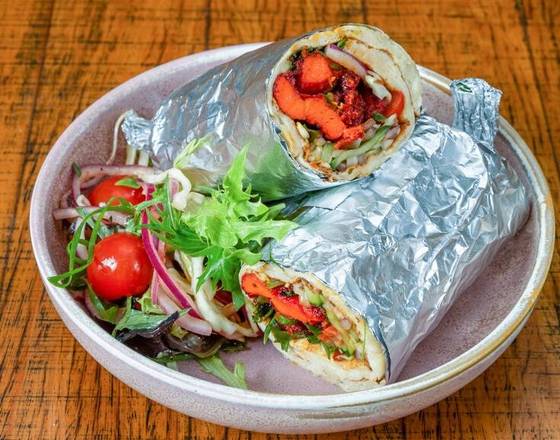 Chettinad Chicken 65 wrap