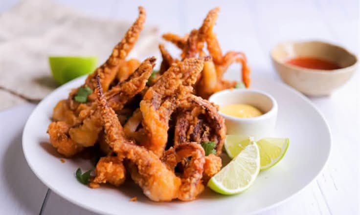 Fried Squid Tentacles