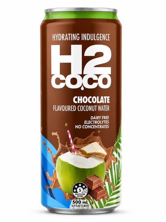 Chocolate favoured coconut water